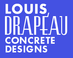 Louis Drapeau Concrete Designs Logo